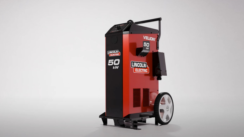 The Lincoln Electric Velion portable DC fast charging unit.