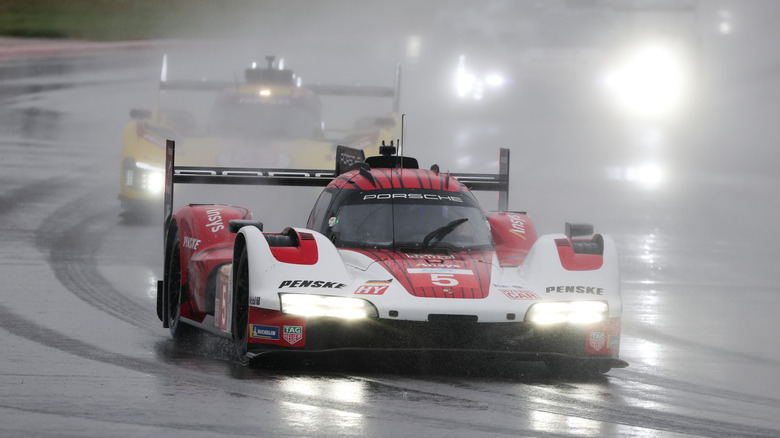 The #05 Porsche Penske Motorsport, Porsche 963 of Julien Andlauer, Michael Christensen, and Mathieu Jaminet in action during the Lone Star Le Mans at the Circuit of The Americas on September 07, 2025 in Austin, Texas.